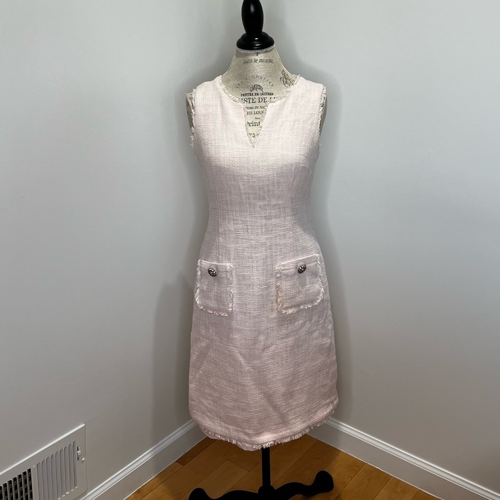 Beautiful tweed dress.